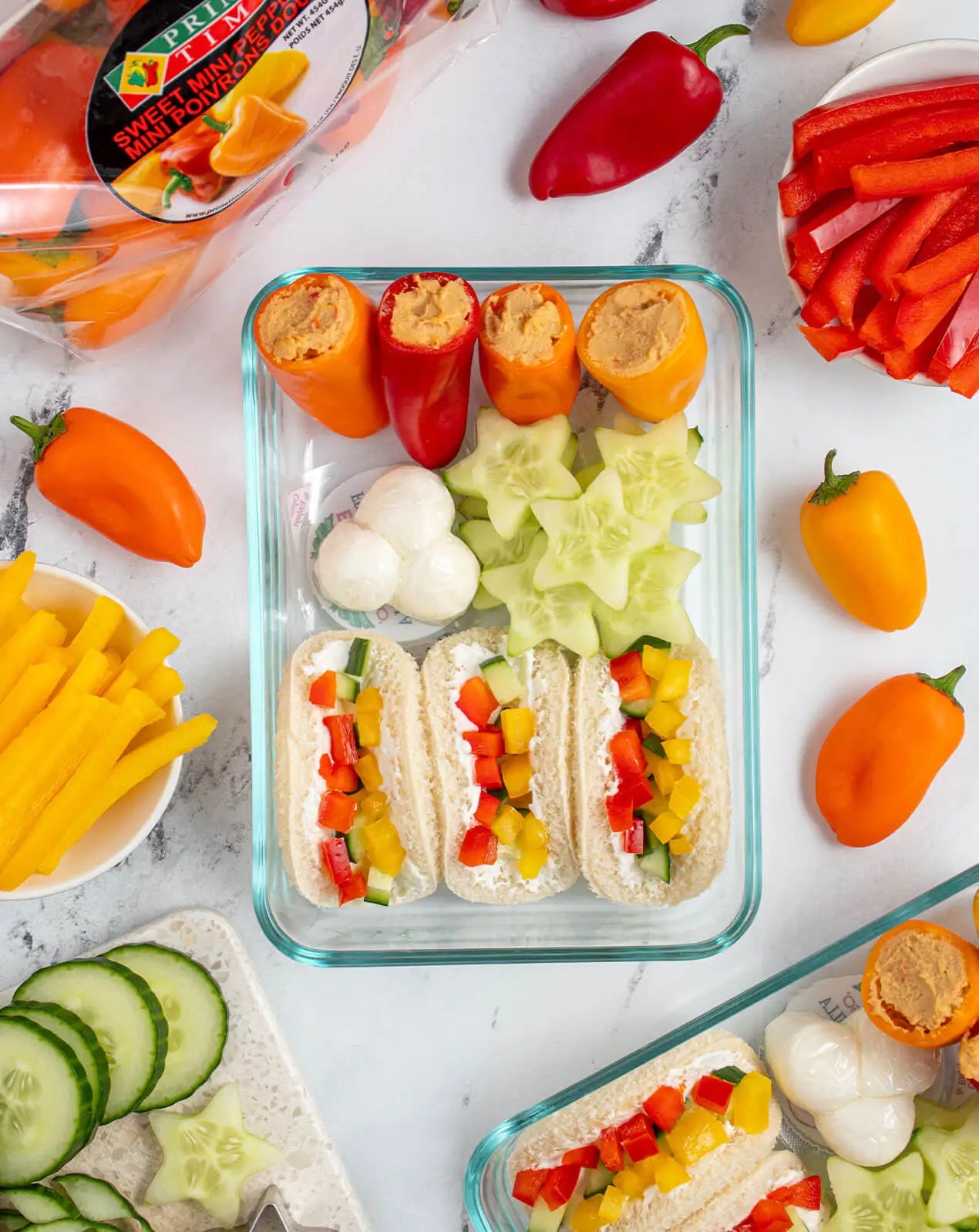 Veggie Sandwich Tacos