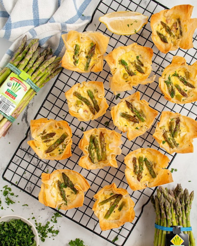 Mini Asparagus Tartlets